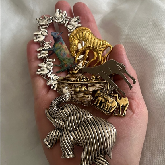 Bundle of 6 Animal Brooches+Bracelet - Picture 5 of 7